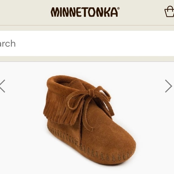Minnetonka Infant‎ Fringe Bootie Brown SUEDE DREAMS shoes 4 12-18 months - Picture 14 of 16
